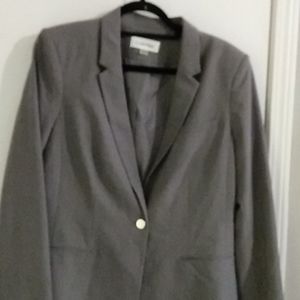 Calvin Klein size 14 grey blazer